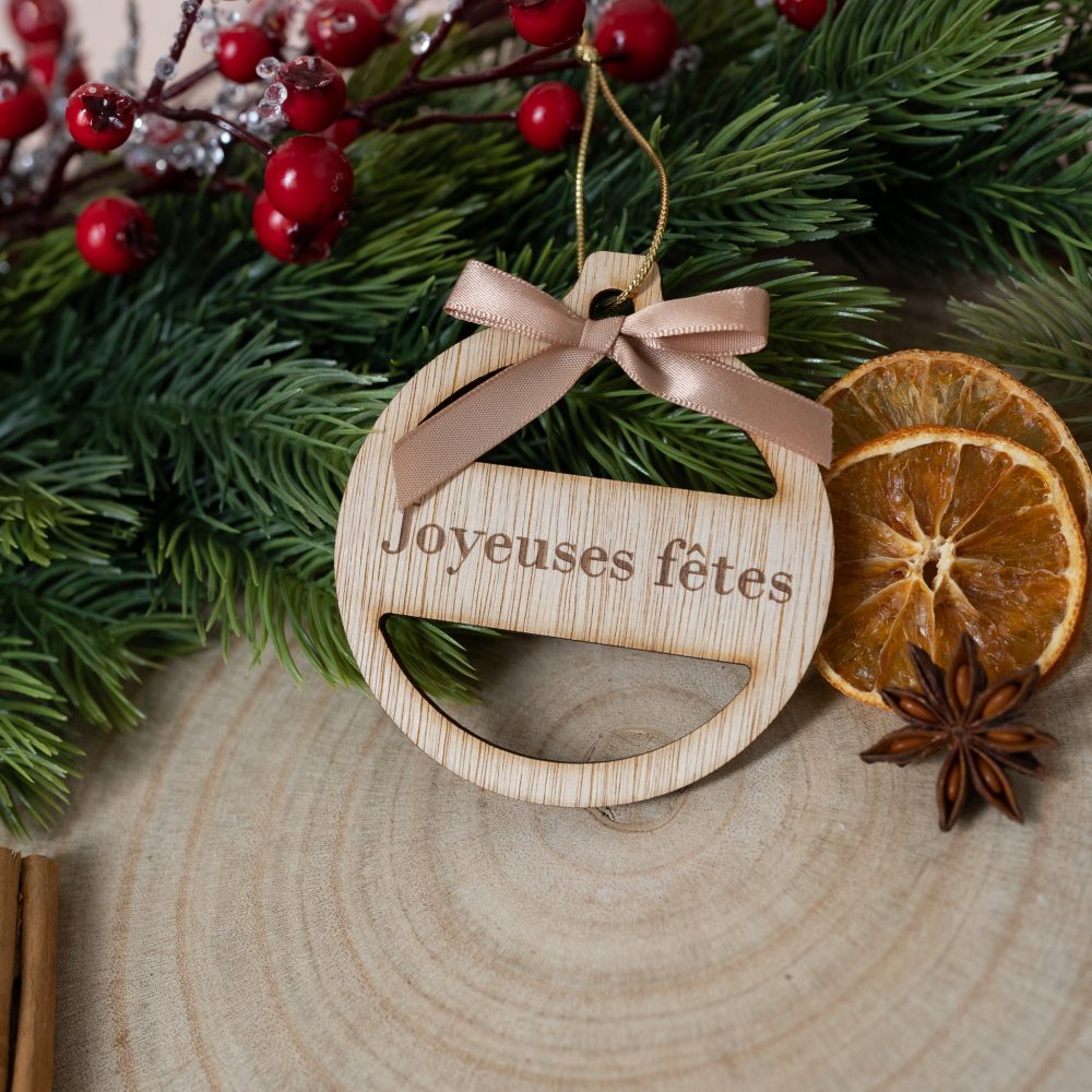 Joyeuses fêtes | Ruban Cappuccino