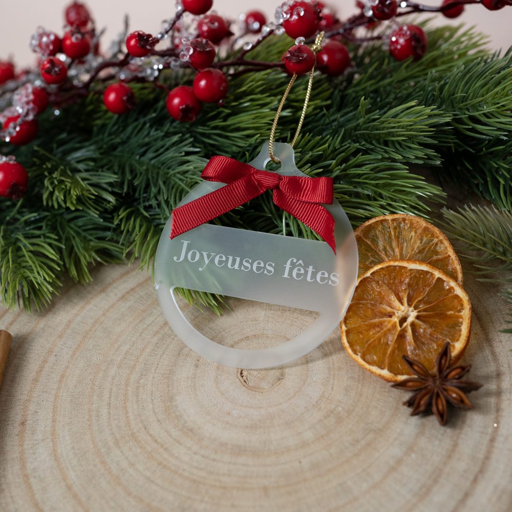 Boule de Noël en Plexiglas – Image 6