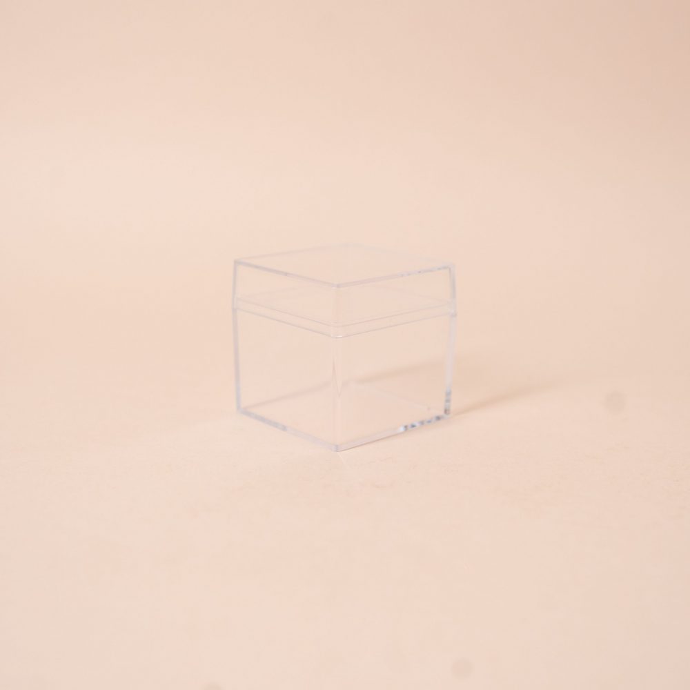 Boite cube transparente (X10) – Image 2