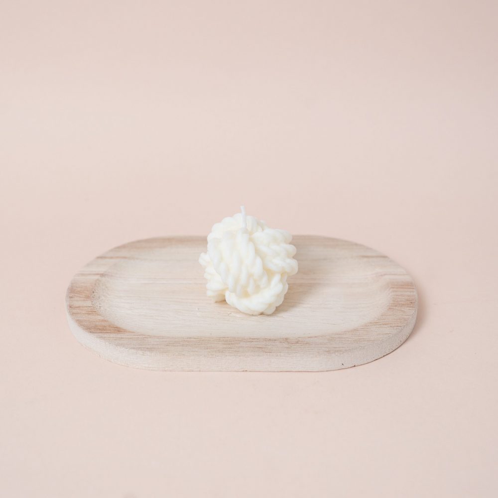 Bougie pelote de laine – Image 3