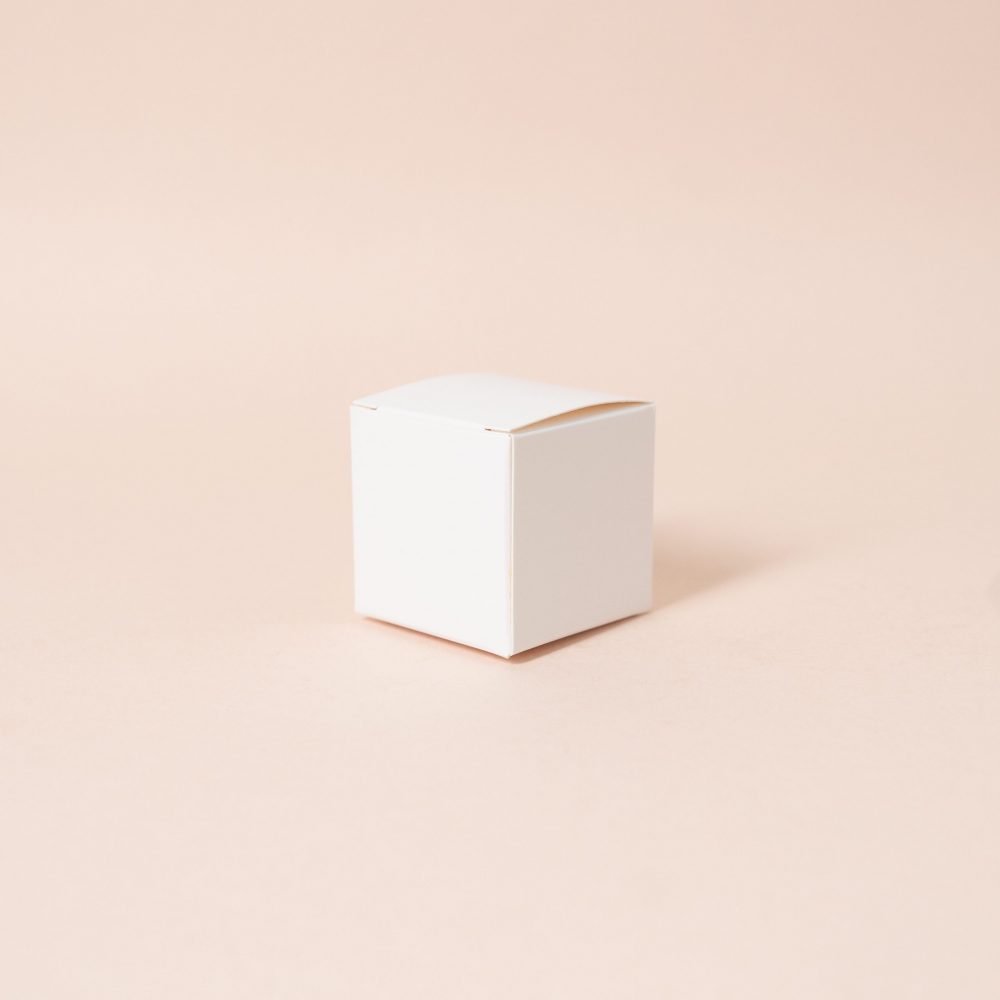 Boite cube blanche (x10)