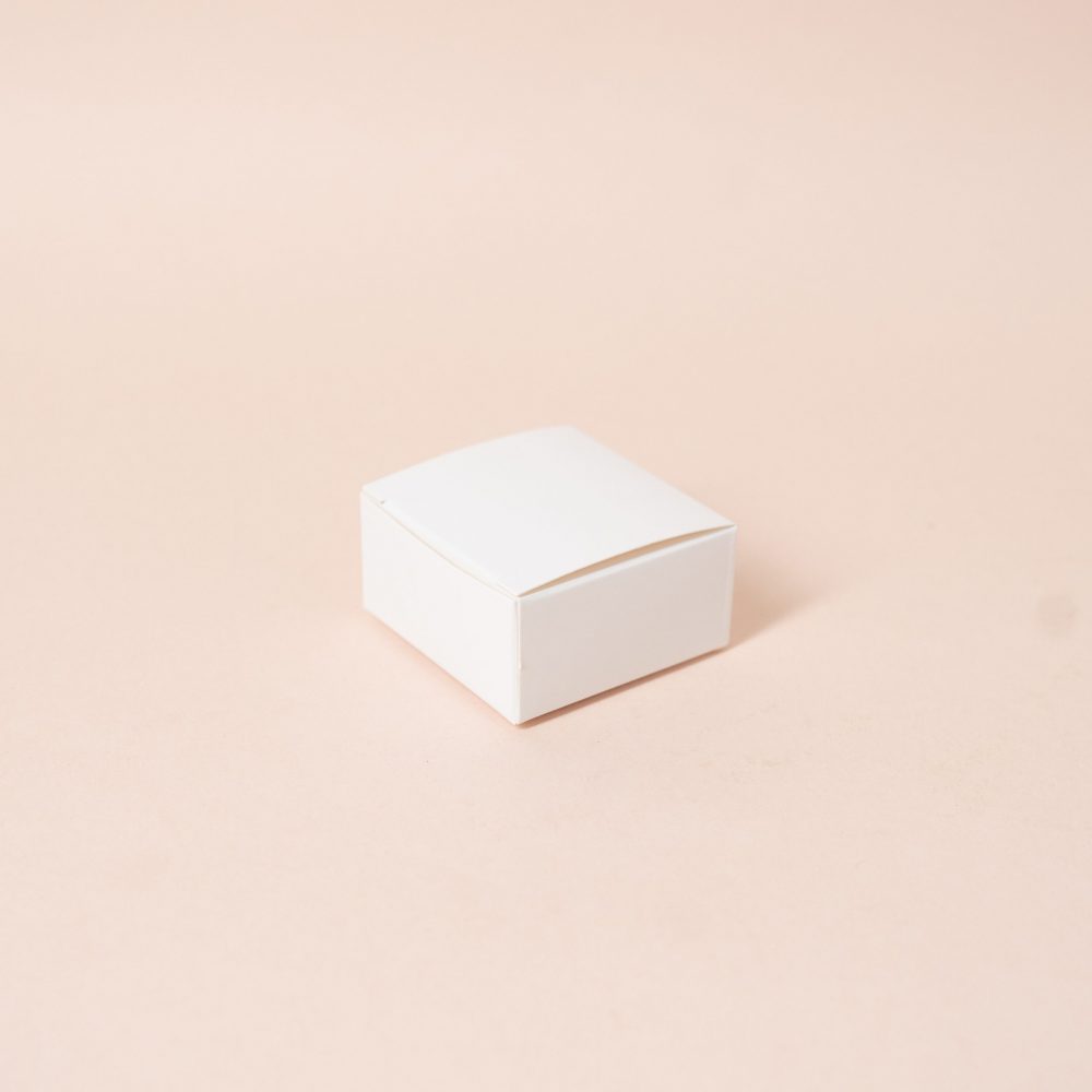 Boite carrée blanche (X10)