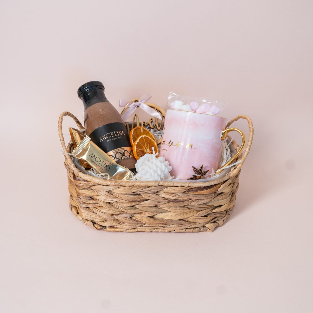 Panier Chocolat chaud - Collection Noël