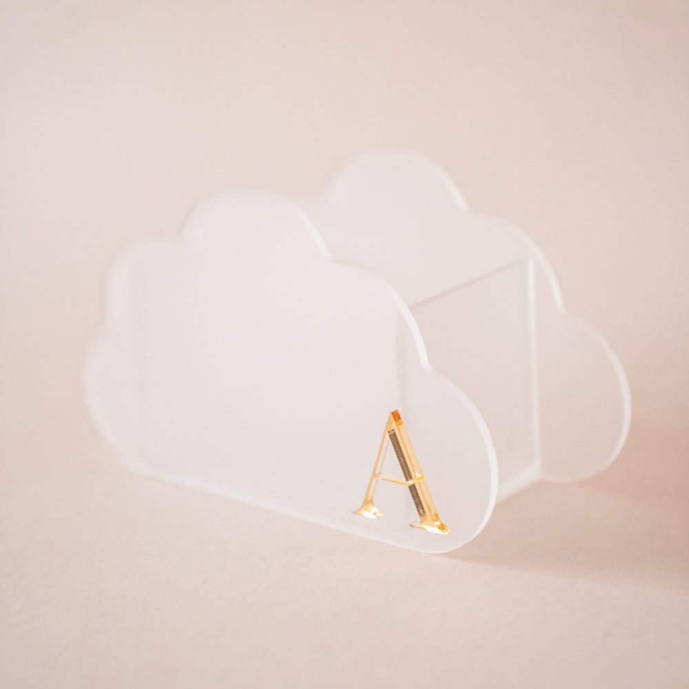 Boite nuage en plexi givré