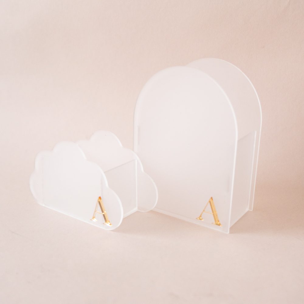 Boite en plexi givré - Pack de 2
