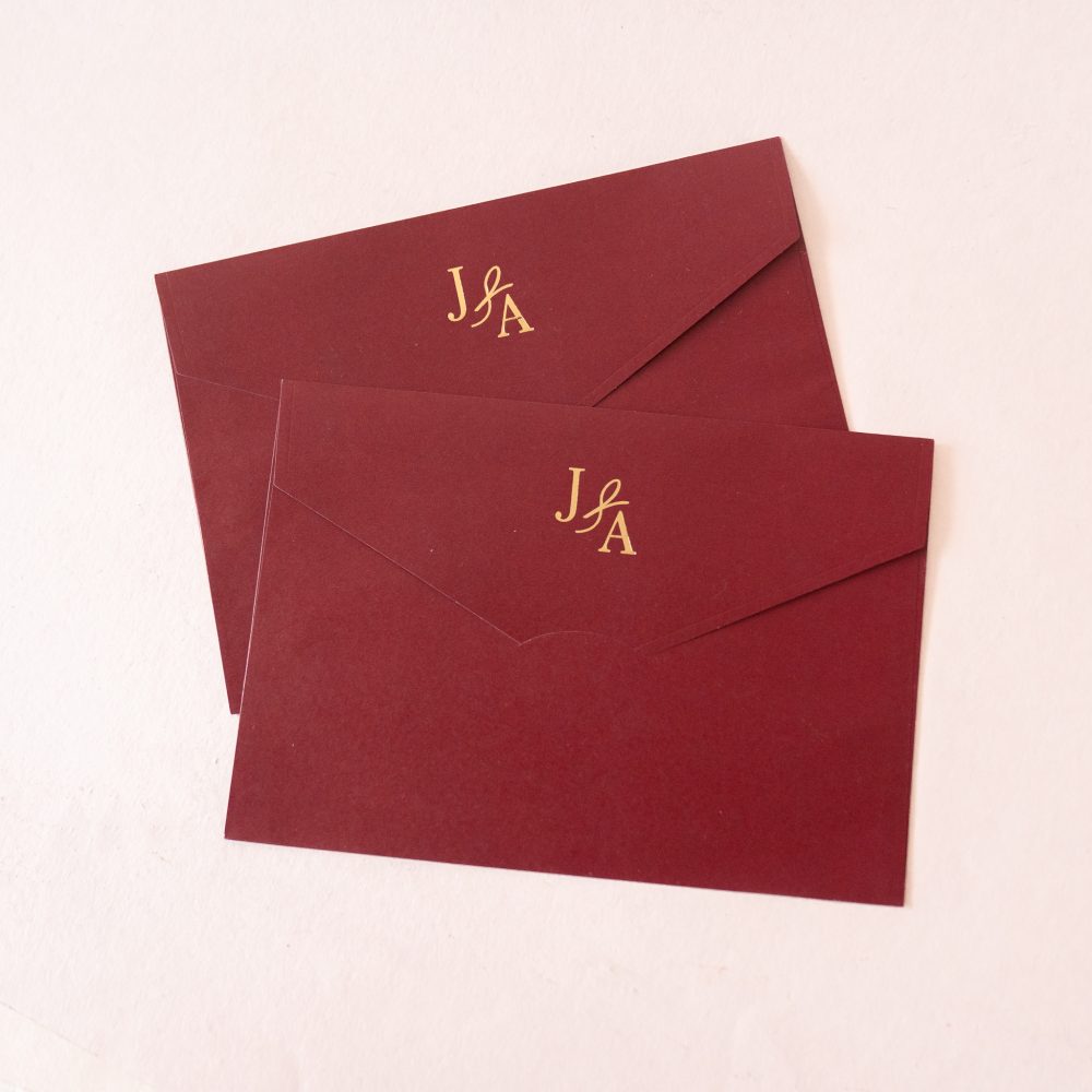 Faire part GARANCE- transparent et rouge – Image 4