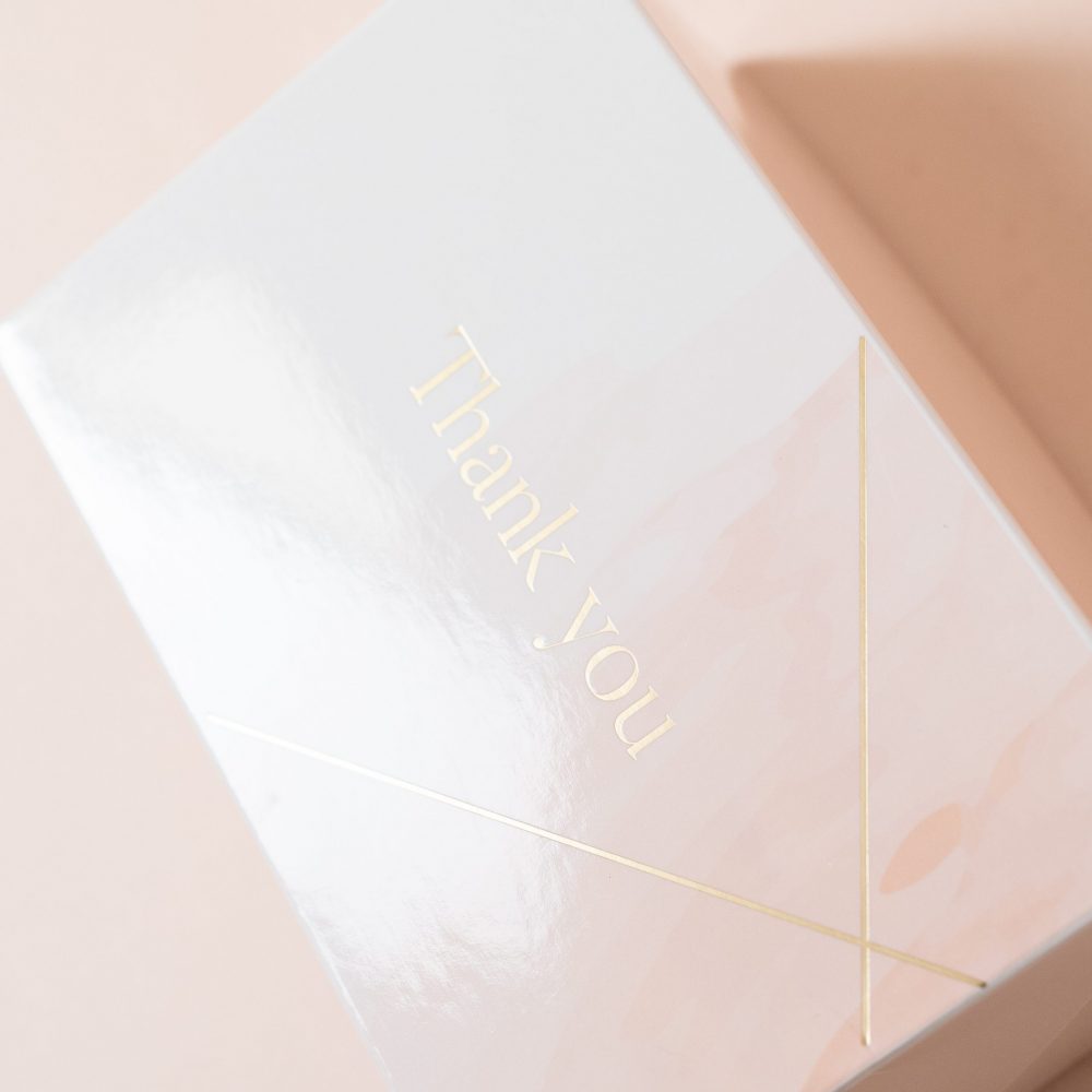 Boîte WATERCOLOR "thank you" – Image 2