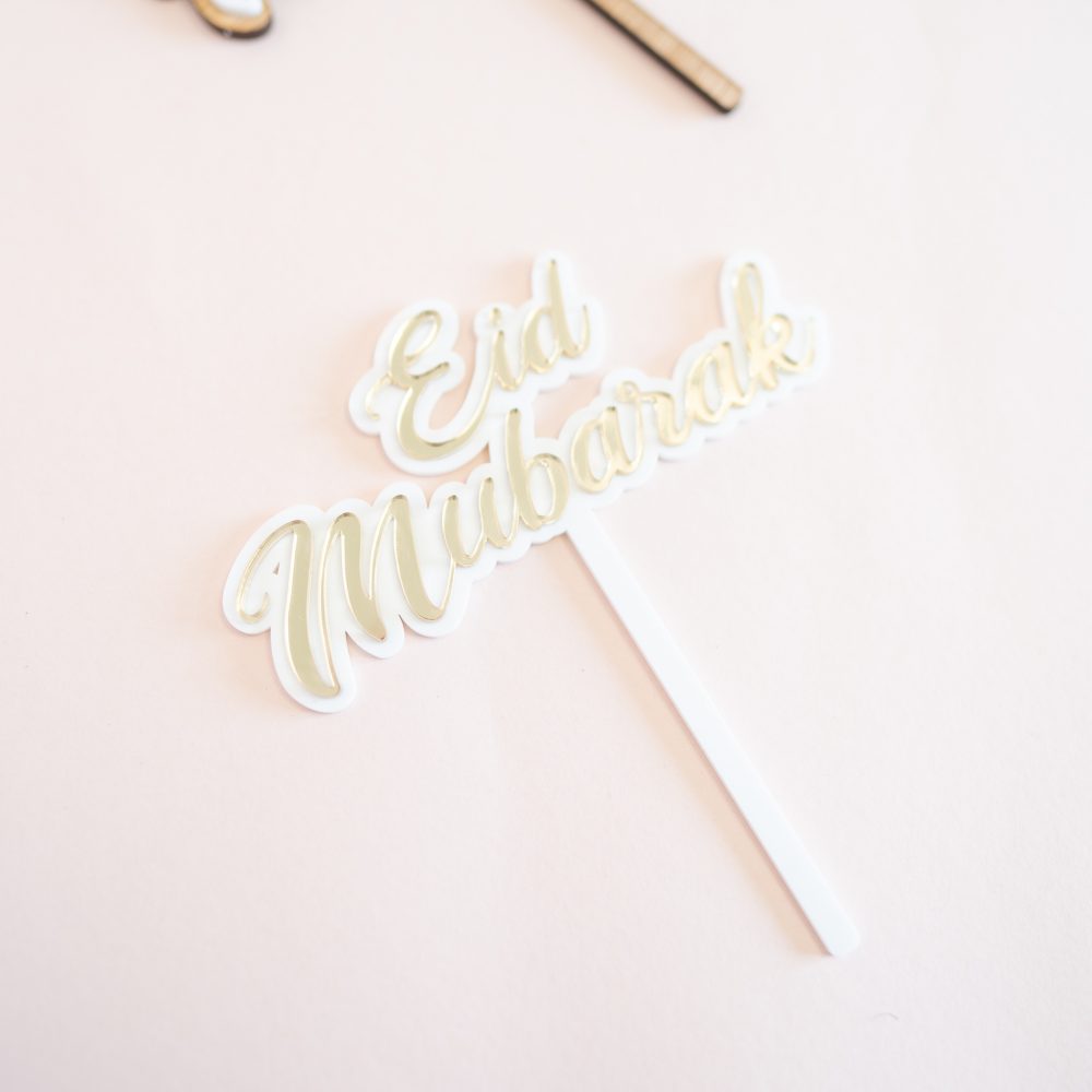Cake topper "EID mubarak" – Image 3