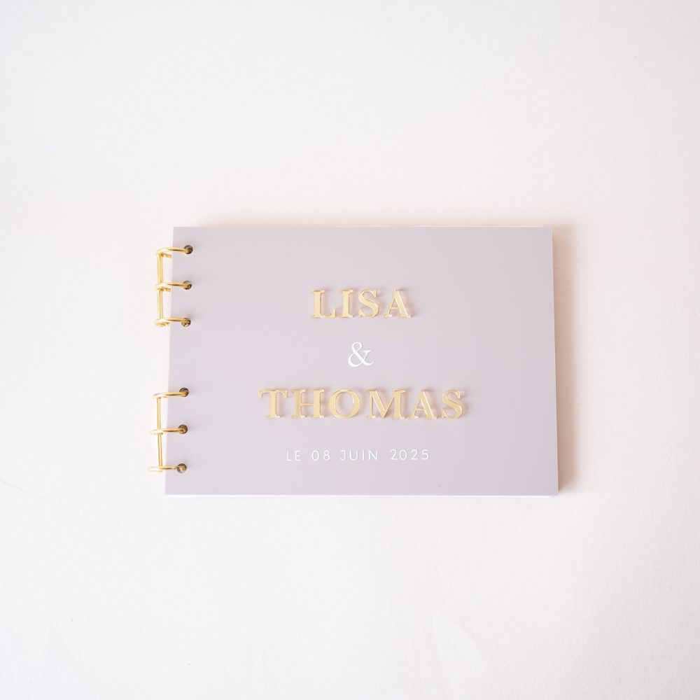 Livre d'or LISA  en plexiglas- Taille A5 – Image 5