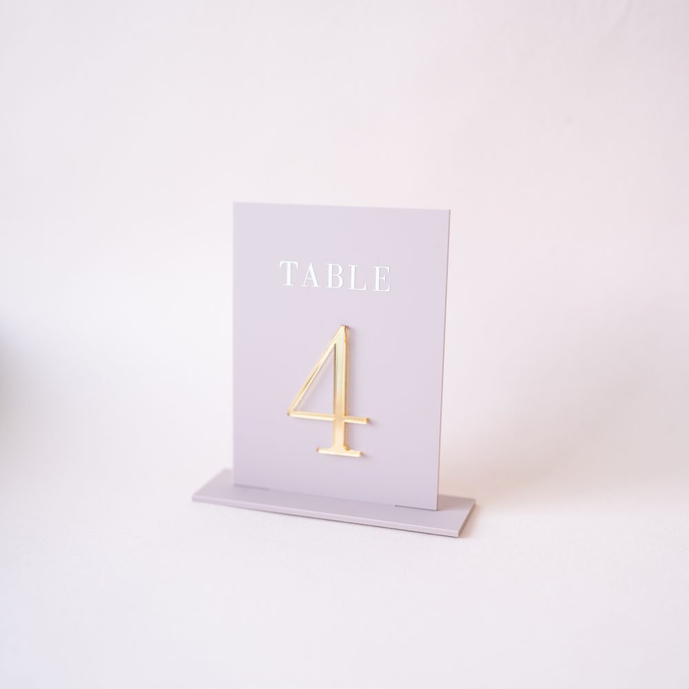 Numéro de table en plexiglas LISA – Image 4