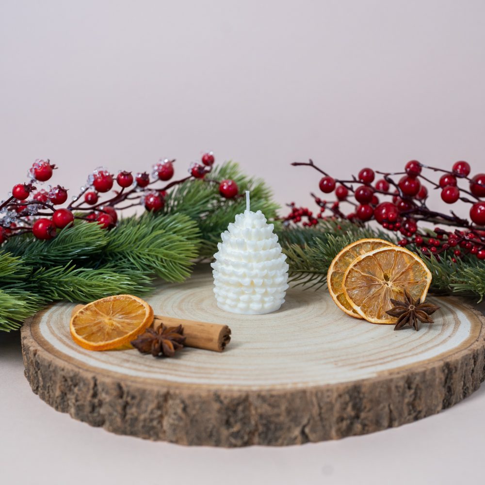 Bougie pomme de pain II - Collection Noël