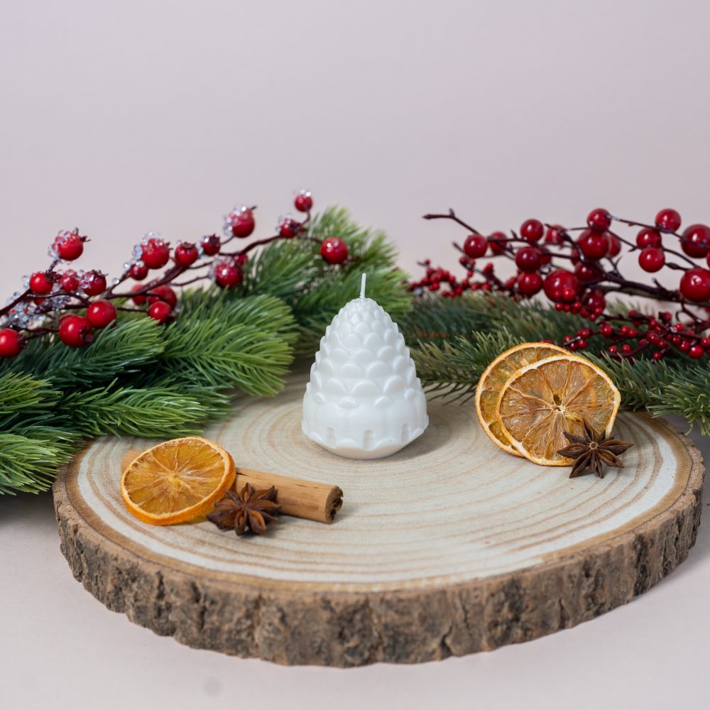 Bougie "pomme de pain I" - Collection Noël – Image 2