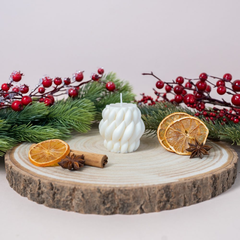 Bougie "Tressia" - Collection Noël – Image 2