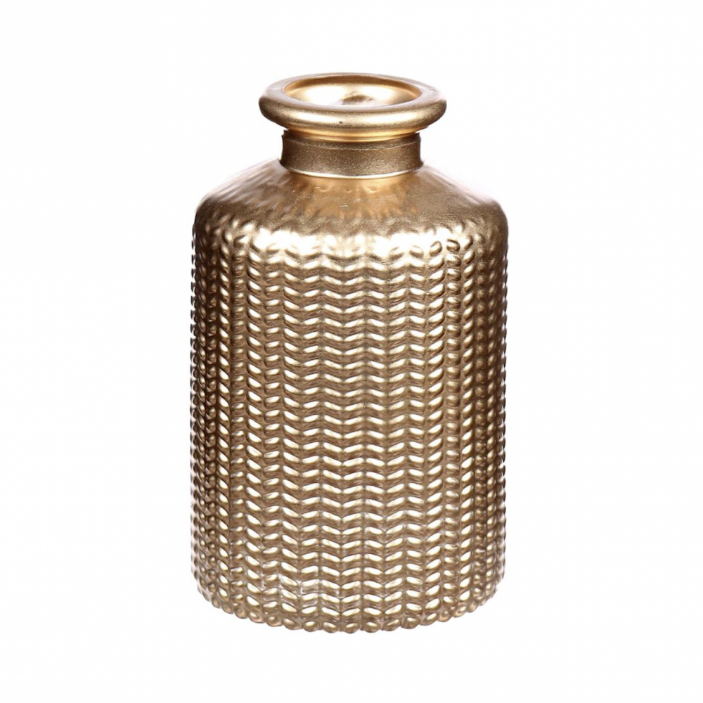 Soliflore à motif doré