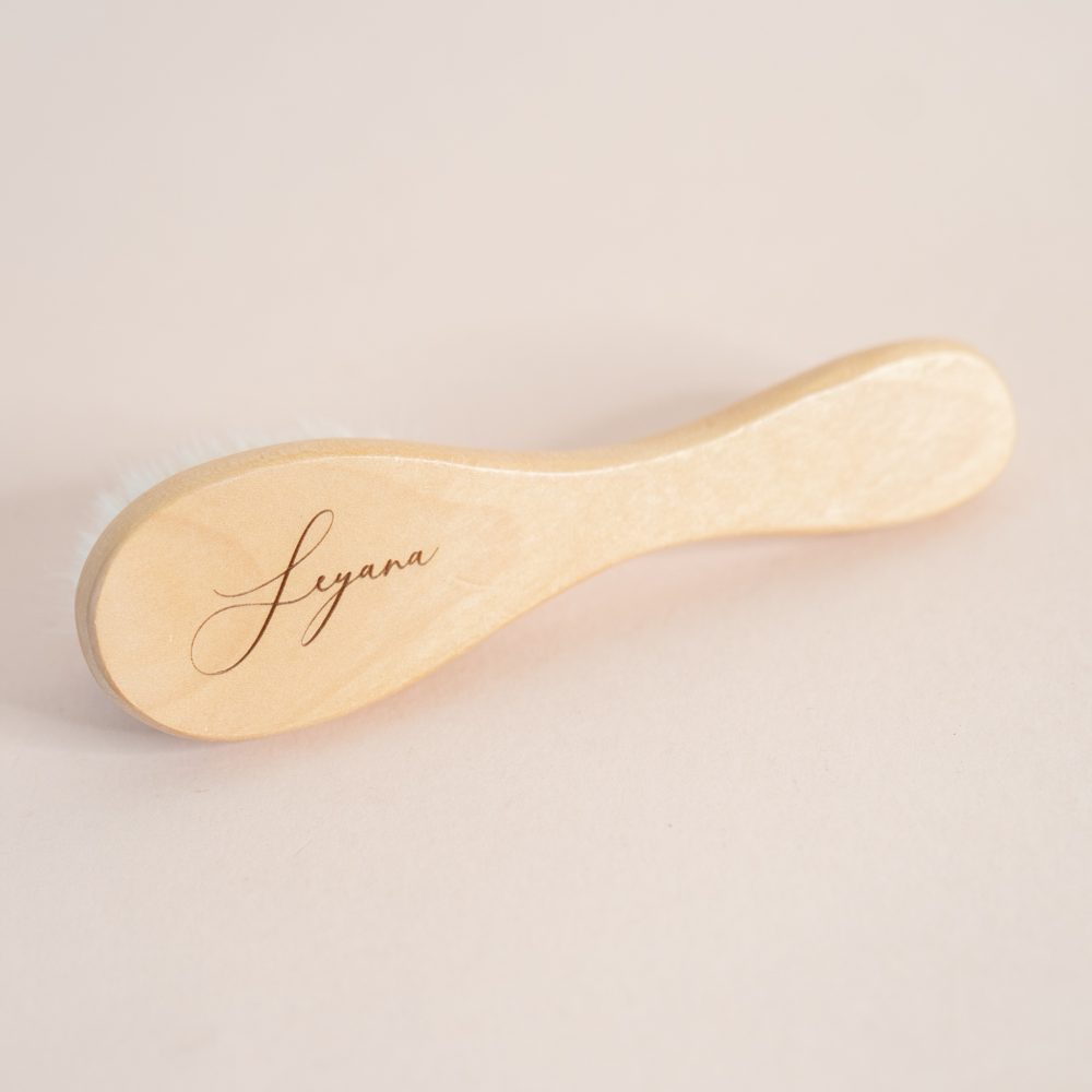 Brosse bébé personnalisée