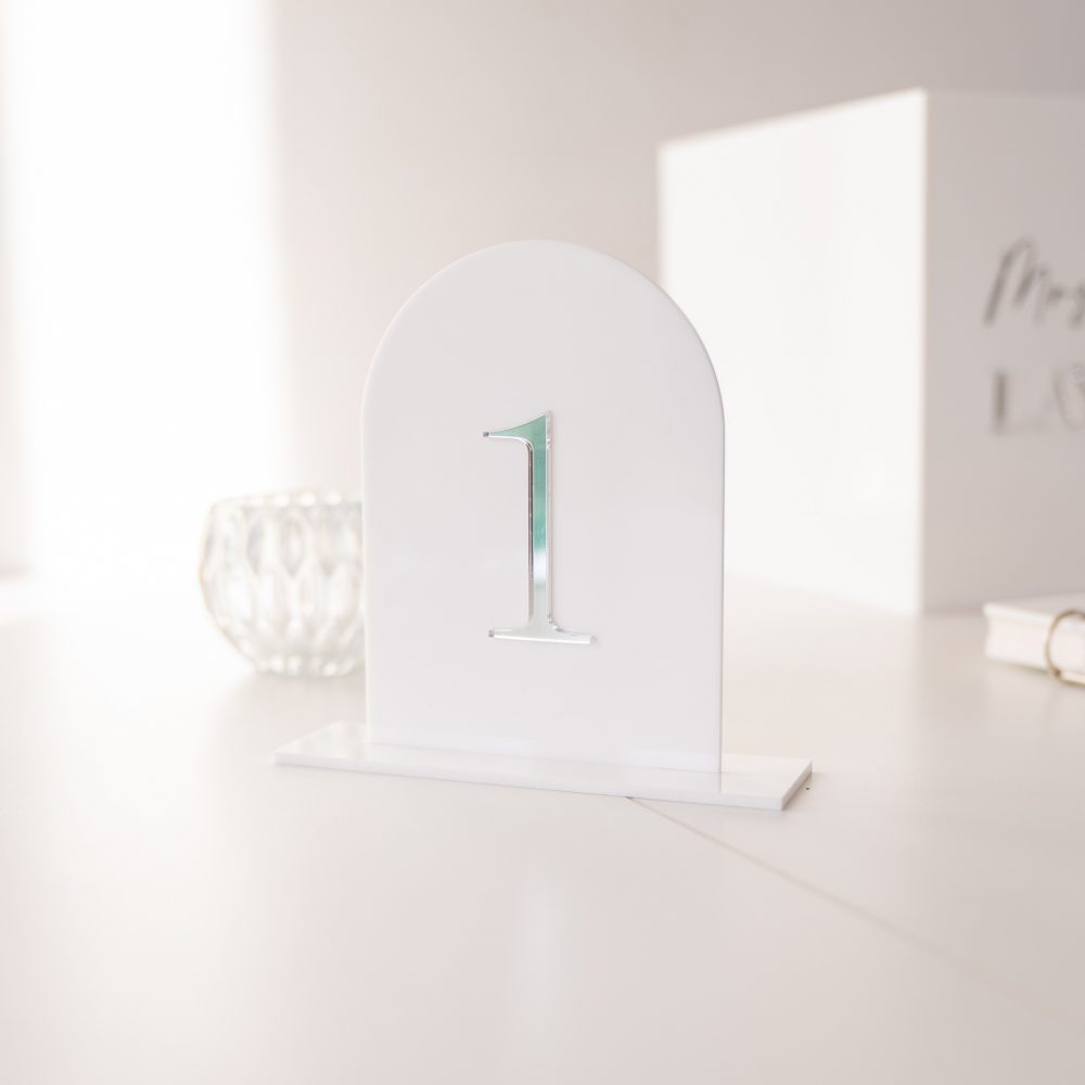 Numéro de table ARCHE plexiglass – Image 2