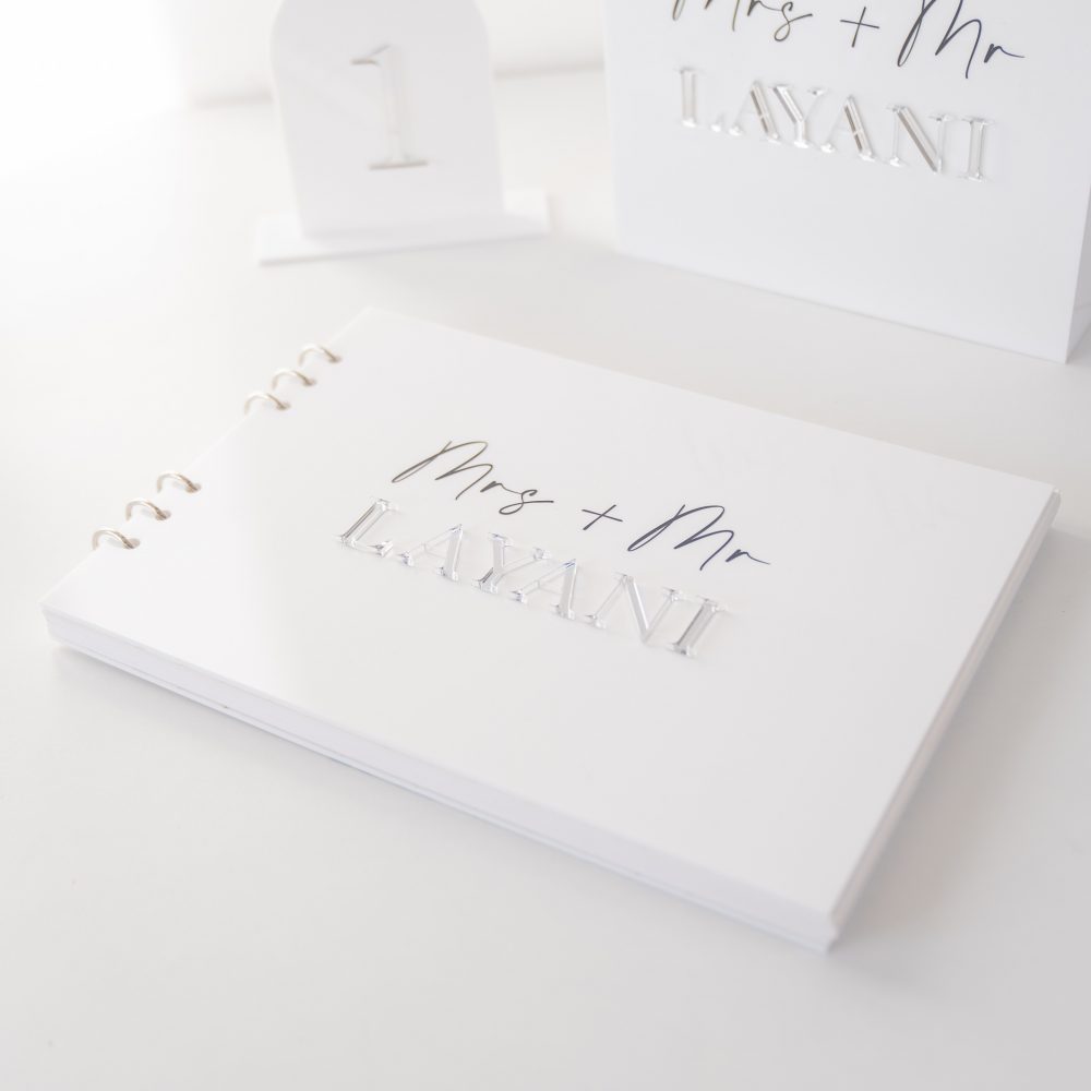 Livre d'or LISA en plexiglas- Taille A4 – Image 4