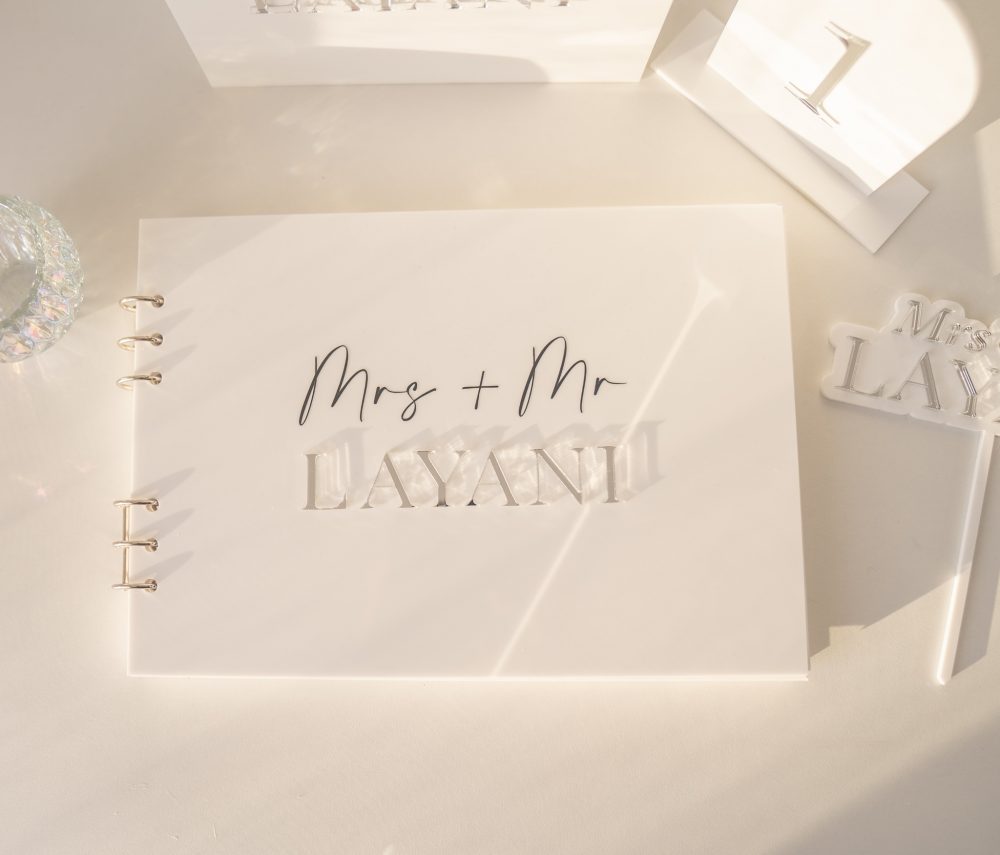Livre d'or LISA en plexiglas- Taille A4 – Image 7