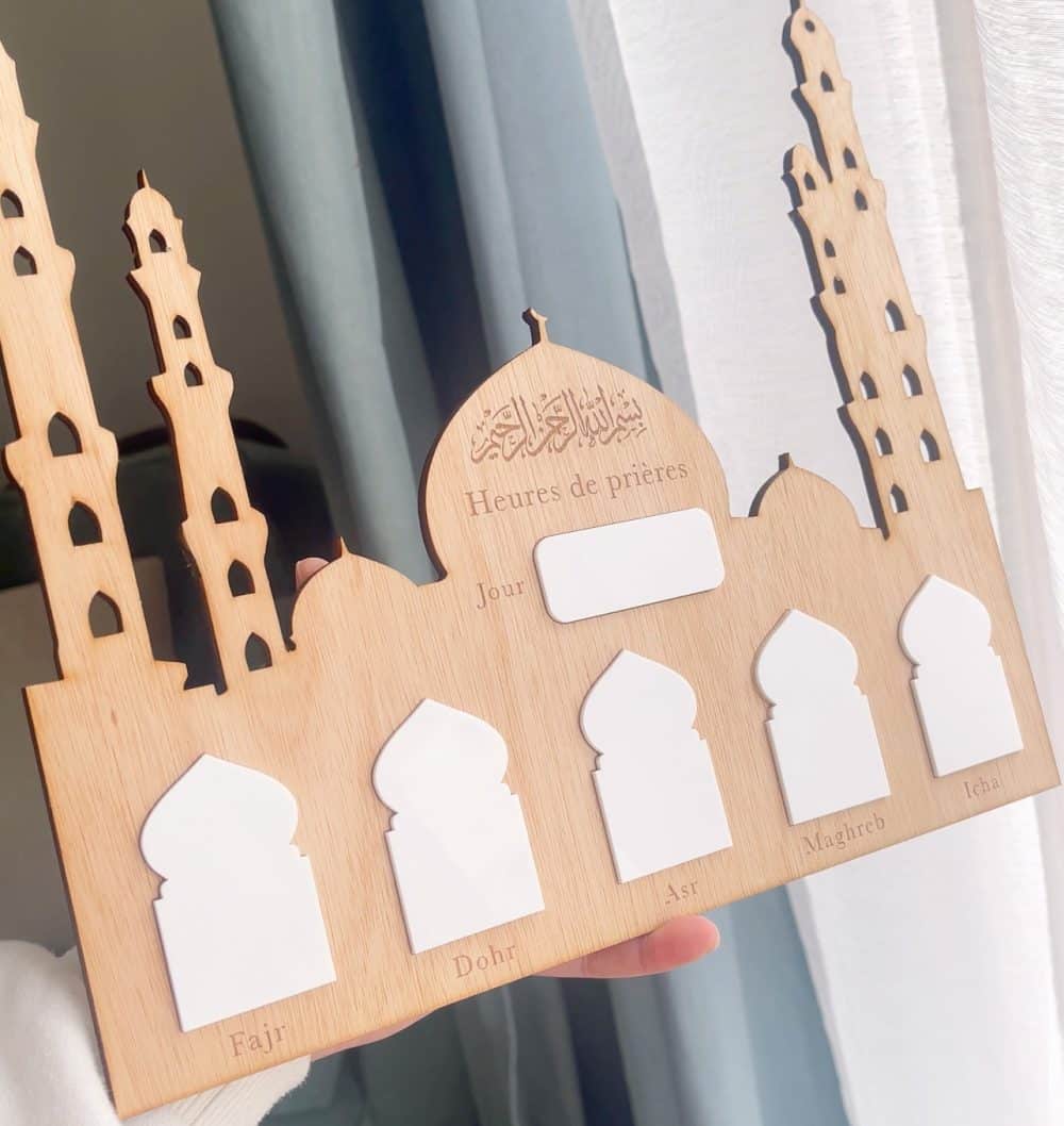 Décoration ramadan "Salah Tracker"
