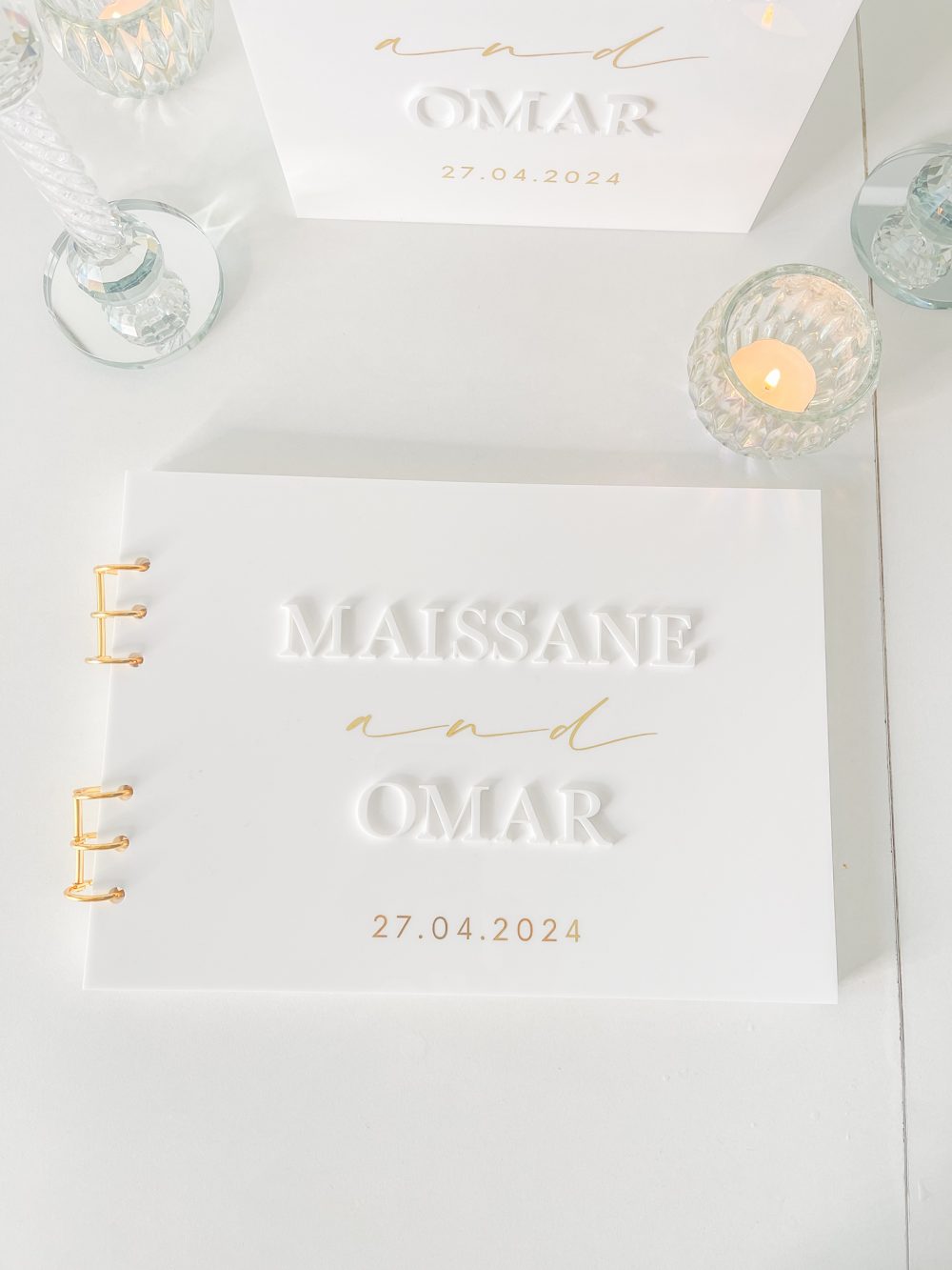 Livre d'or LISA en plexiglas- Taille A4 – Image 3