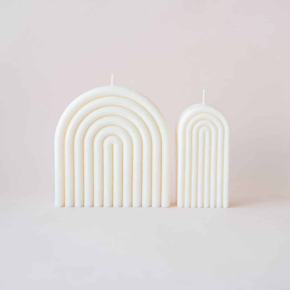 Bougie arche lot de 2