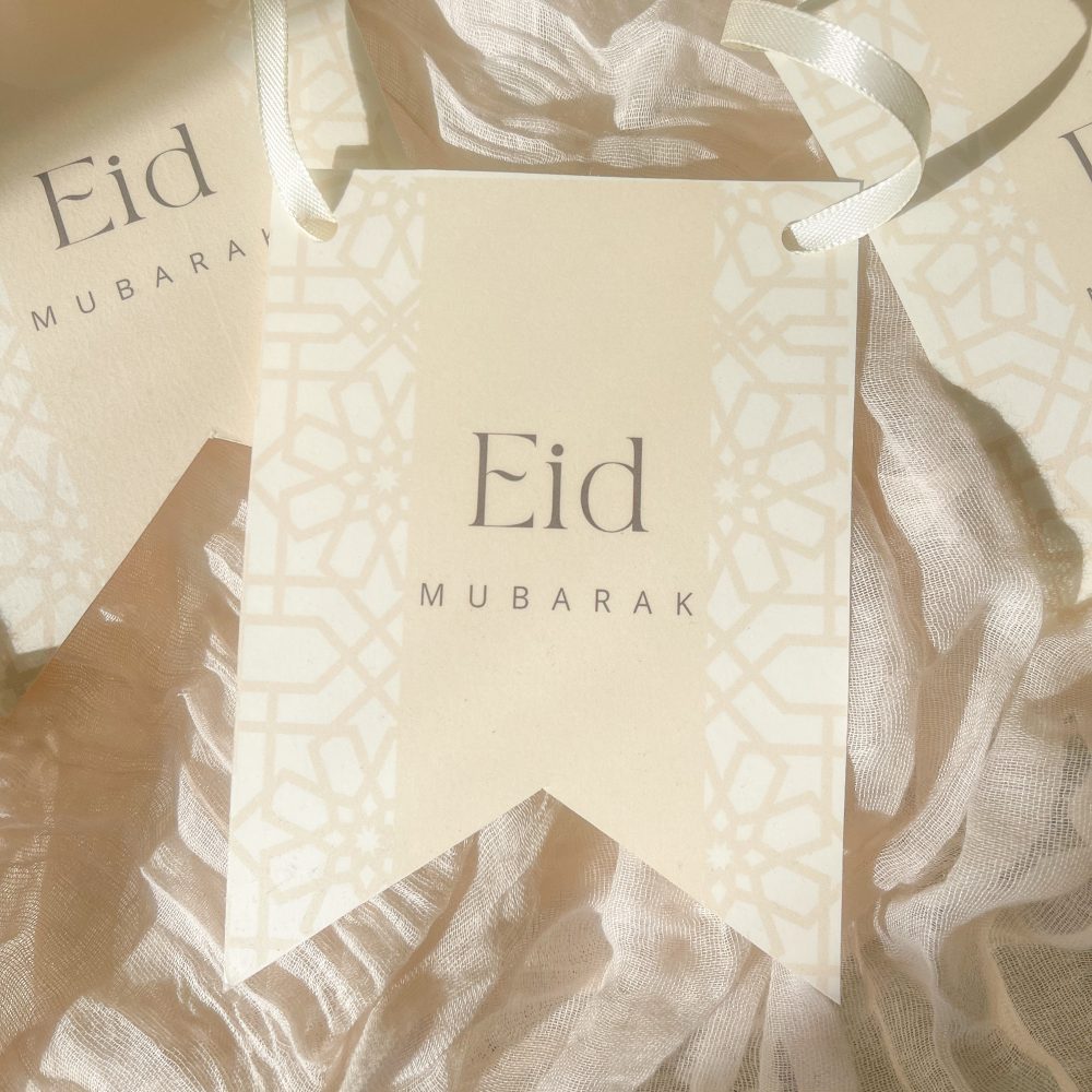 Guirlande Eid mubarak réutilisable -Grande + Petite