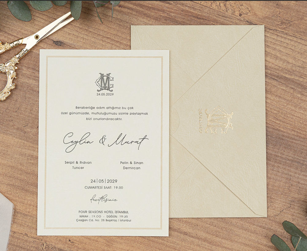 Invitation Nara - Beige