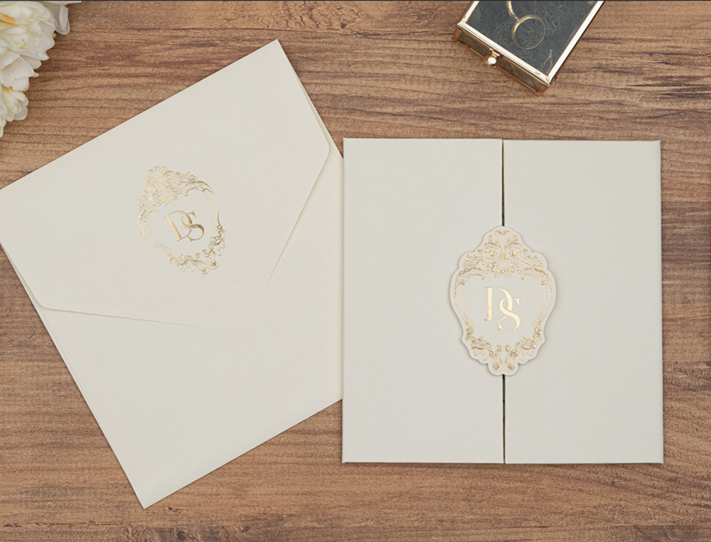 Invitation Duchesse - Crème et Or