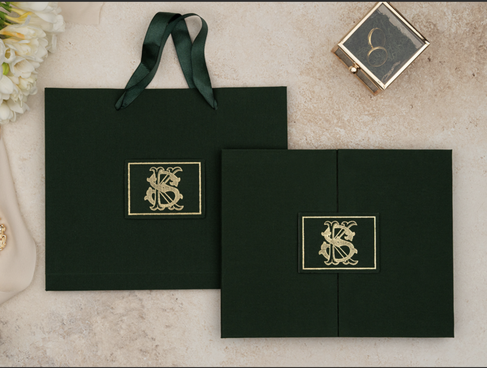 Invitation Garden - Vert et Or