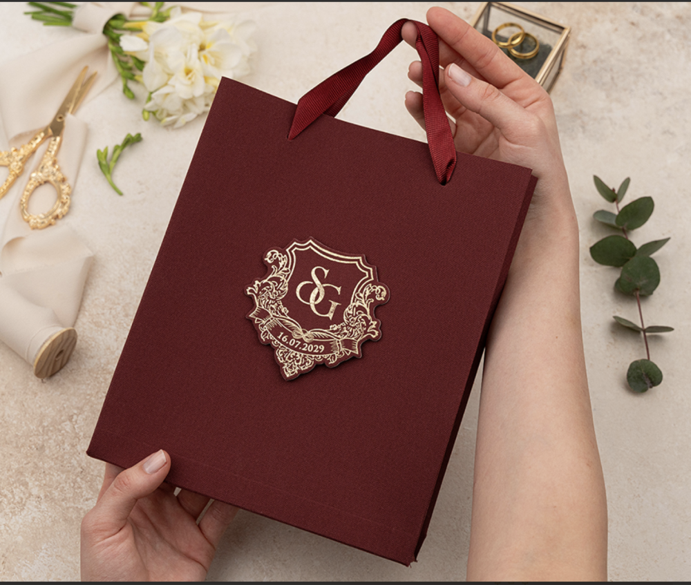 Invitation Gloire - Rouge et or – Image 4
