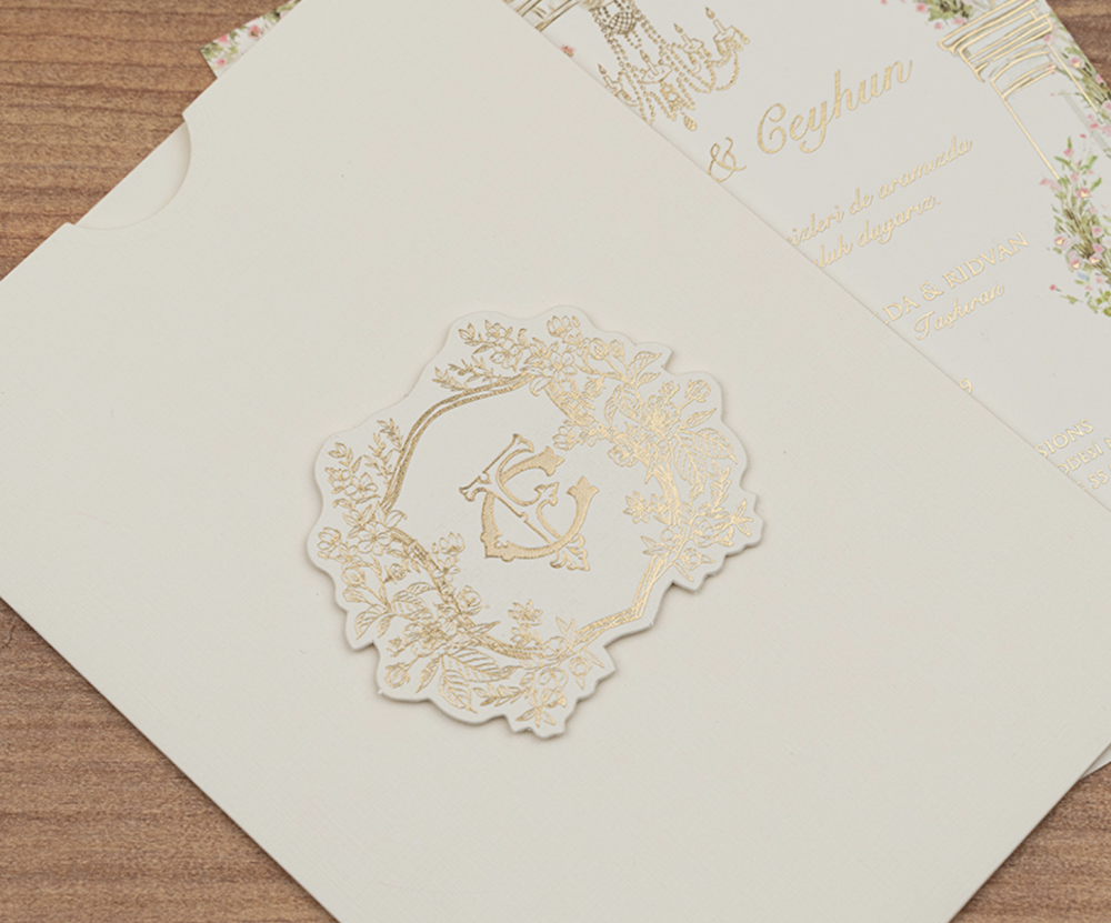 Invitation Flora - Blanc fleuri – Image 2