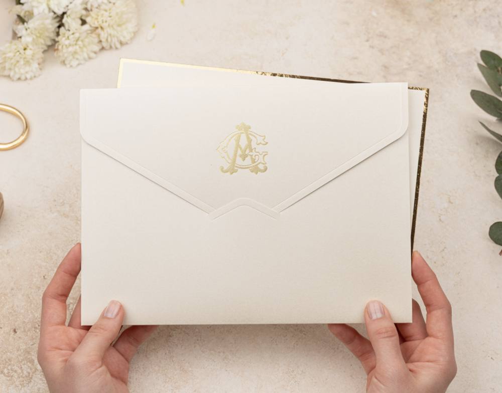 Invitation Aleyna - Ivoire et Or – Image 5
