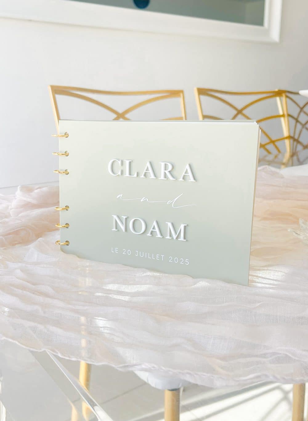 Livre d'or LISA  en plexiglas- Taille A5 – Image 3