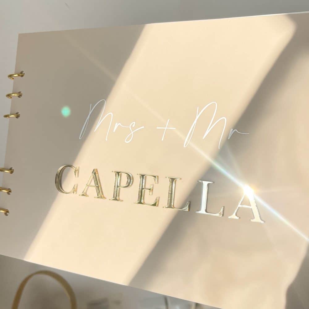 Livre d'or LISA  en plexiglas- Taille A5 – Image 7