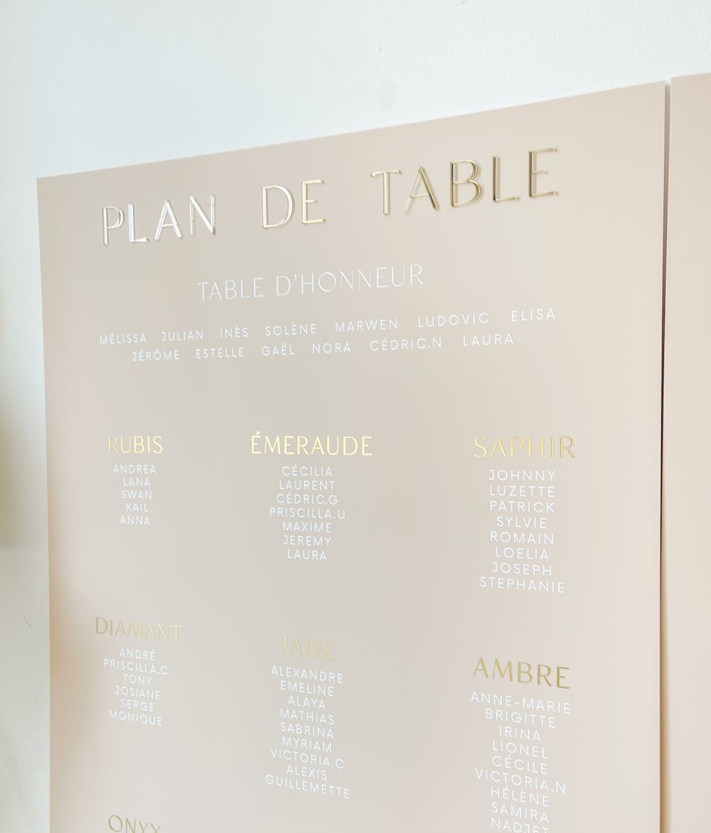 Plan de table en plexiglas (84 x60 cm) - Plusieurs coloris – Image 4
