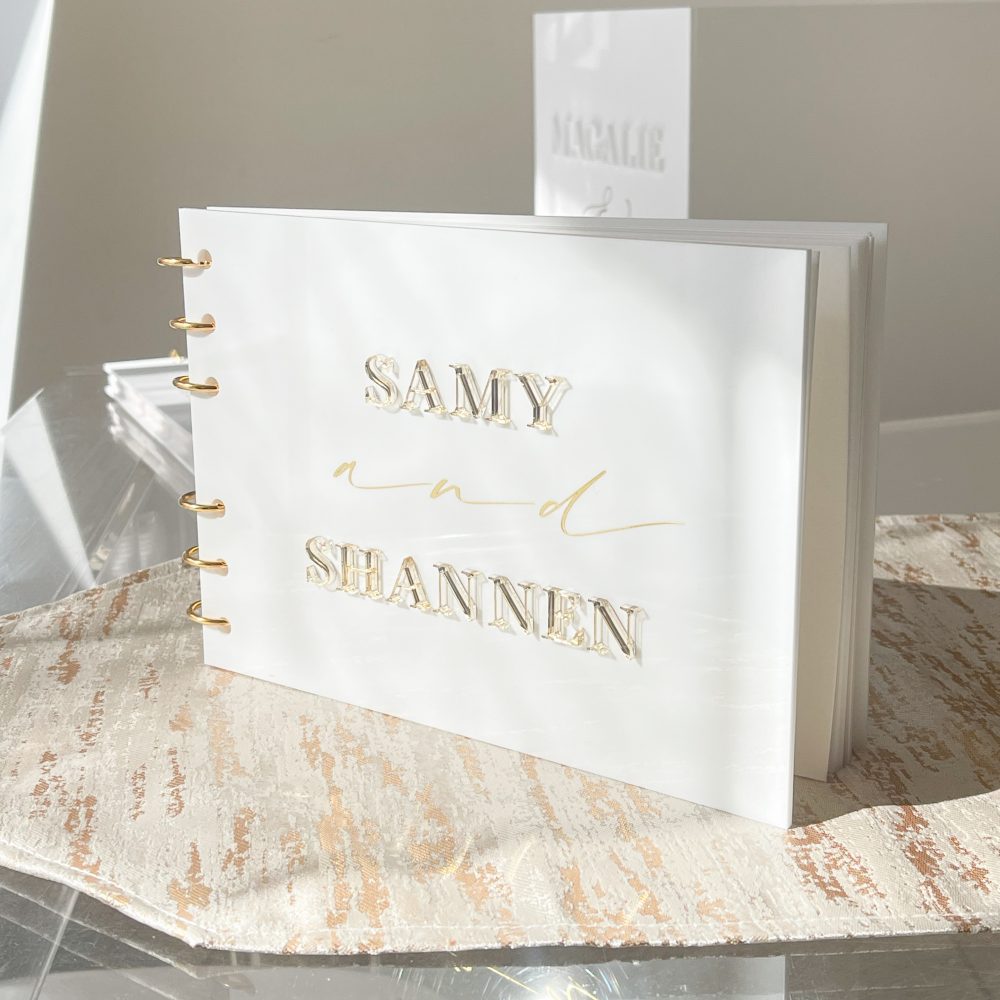 Livre d'or LISA  en plexiglas- Taille A5 – Image 6