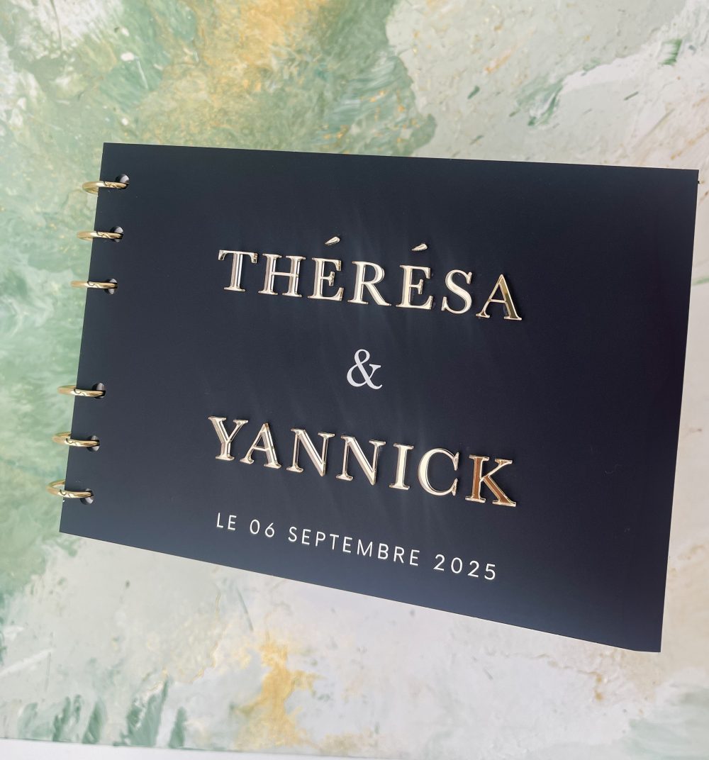 Livre d'or LISA en plexiglas- Taille A4 – Image 6