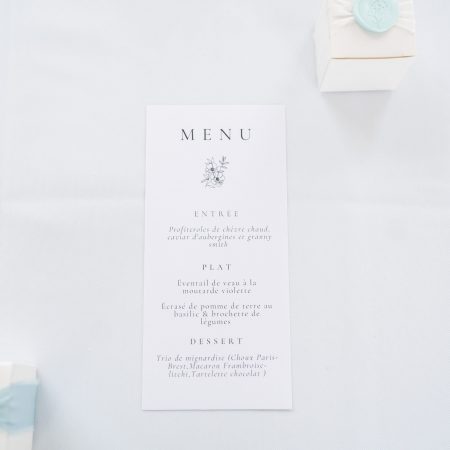 Menu classique